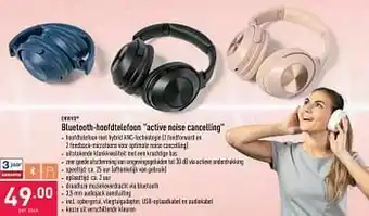 ALDI Bluetooth-hoofdtelefoon active noise cancelling aanbieding