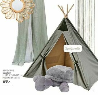 Casa Adventure speeltent aanbieding