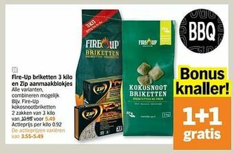 Fire-up kokosnootbriketten