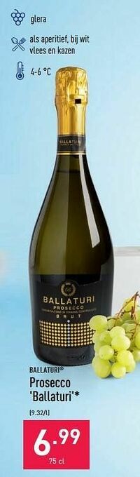 ALDI Prosecco ballaturi aanbieding