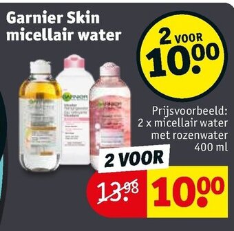 Kruidvat Garnier Skin micellair water aanbieding