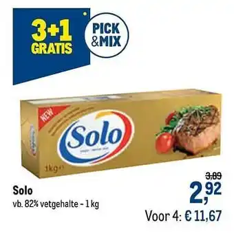 Solo 82% vetgehalte 1kg