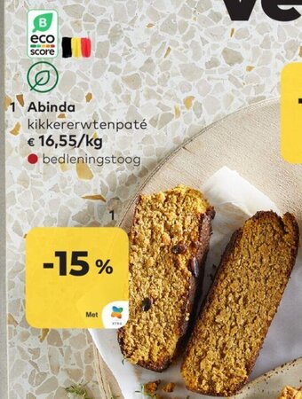 Bio Planet Abinda kikkererwtenpate aanbieding