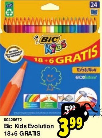 Bic kids evolution 18+6 gratis