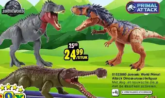ToyChamp 01533880 Jurassic World Primal Attack Dinosaurusac tie figuur aanbieding