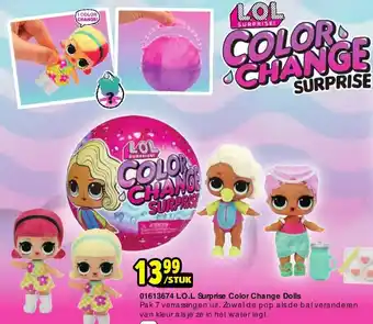 ToyChamp 01613674 L.O.L Surprise Color Change Dolls aanbieding