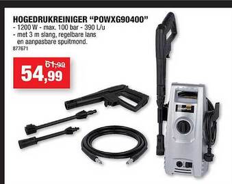 Hubo Hogedrukreiniger aanbieding