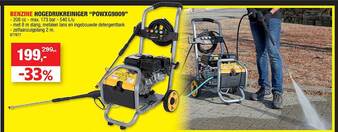Hubo Benzine Hogedrukreiniger POWXG9009 aanbieding