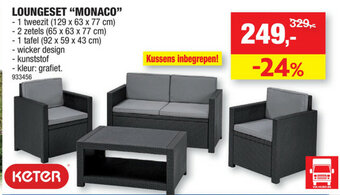 Hubo Loungeset "monaco" aanbieding