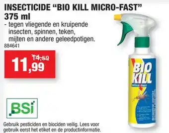 Hubo Insecticide "bio kill micro-fast" 375ml aanbieding