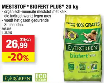 Hubo Meststof "biofert plus" 20kg aanbieding