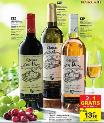 Hyper Carrefour Frankrijk bordeaux chateau gandoy perrinat aanbieding