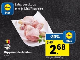 Lidl Kippenonderbouten aanbieding