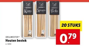 Lidl Houten bestek aanbieding