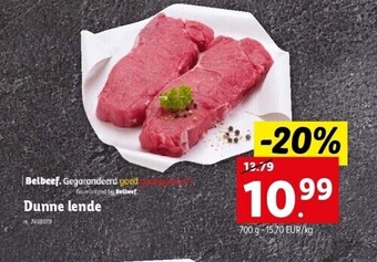 Lidl Dunne lende aanbieding