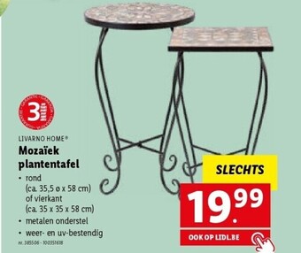 Lidl Mozaïek plantentafel aanbieding