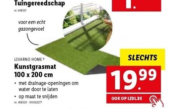 Kunstgrasmat 100 x 200 cm