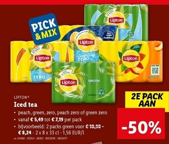 Lidl Iced tea aanbieding