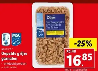 Lidl Gepelde grijze aanbieding