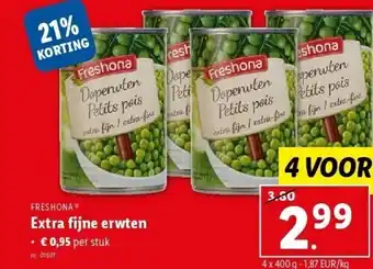Extra fijne erwten