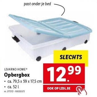 Lidl Opbergbox aanbieding