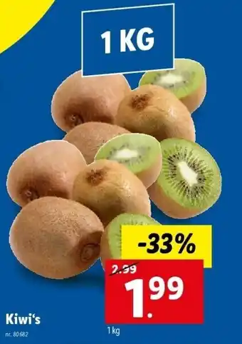 Lidl Kiwi‘s aanbieding