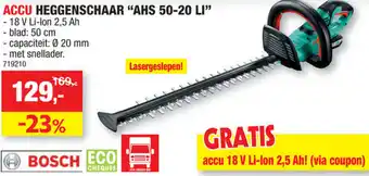Hubo Accu heggenschaar "AHS 50-20 Ll" aanbieding