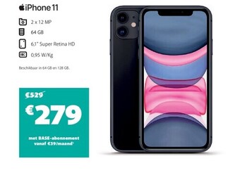 Base Iphone 11 aanbieding