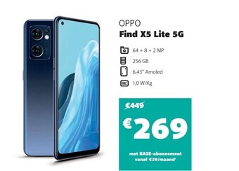 Base Oppo find x5 lite 5g aanbieding