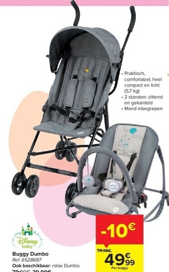 Carrefour Buggy dumbo aanbieding