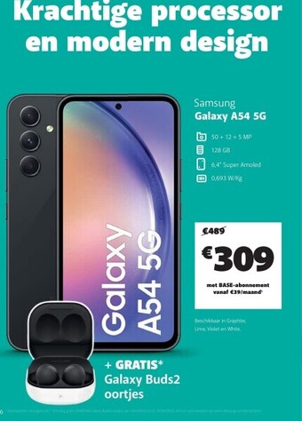 Base Samsung galaxy a54 5g aanbieding