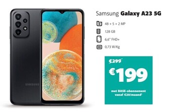 Base Samsung galaxy a23 5g aanbieding