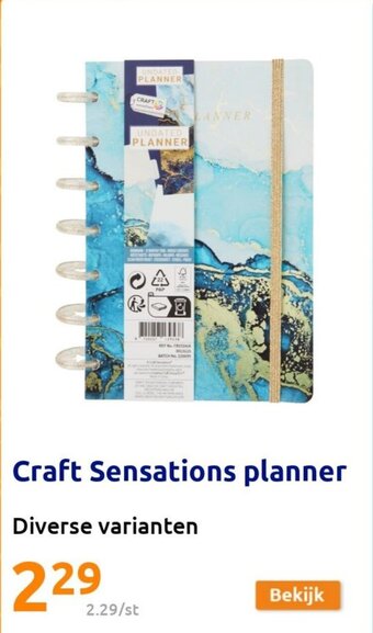 Action Craft Sensations Planner aanbieding