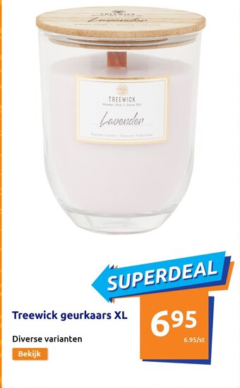 Action Treewick Geurkaars XL aanbieding