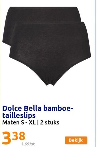 Action Dolce Bella Bamboe-TailleSlips aanbieding