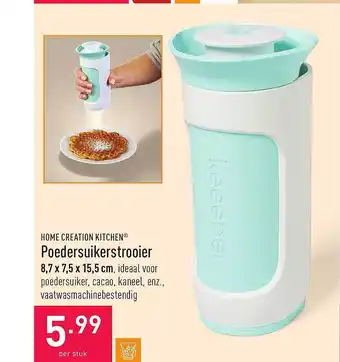 ALDI Home creation kitchen poedersuikerstrooier aanbieding