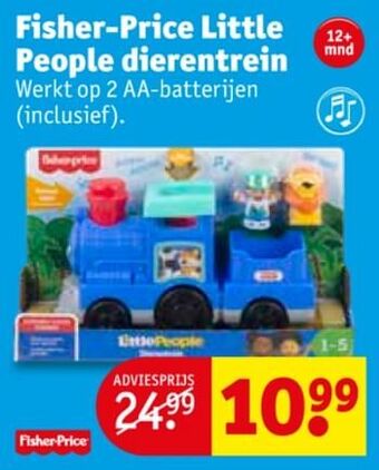 Kruidvat Fisher-price little people dierentrein aanbieding