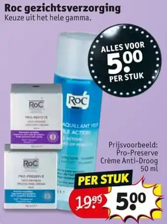 Roc pro-preserve crème anti-droog 50ml