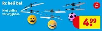 Kruidvat Rc heli bal aanbieding
