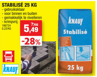 Hubo Stabilise 25kg aanbieding