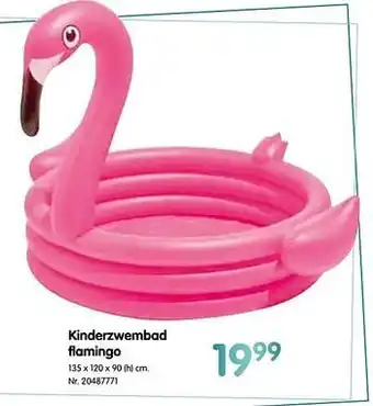 Kinderzwembad flamingo