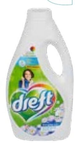 Colruyt Dreft everyday care blauwe droom 32 dosissen 1,6L aanbieding