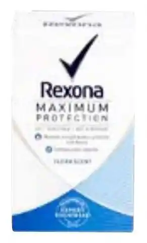 Colruyt Rexona maximum protection clean scent stick 45ml aanbieding