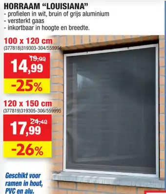 Hubo Horram "louisiana" 100x120 cm aanbieding