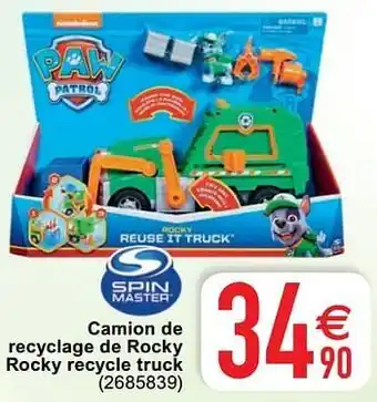 Camion de recyclage de rocky rocky recycle truck