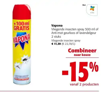 Colruyt Vapona vliegende insecten spray 500ml aanbieding