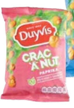 Colruyt Duyvis crac-a-nut paprika 200g aanbieding