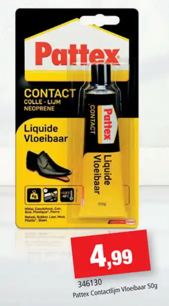 Hubo Pattex Contactlijm Vloeibaar 50g aanbieding