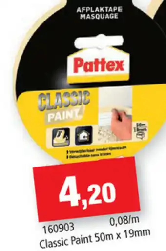 Hubo Classic Paint 50mx19mm aanbieding
