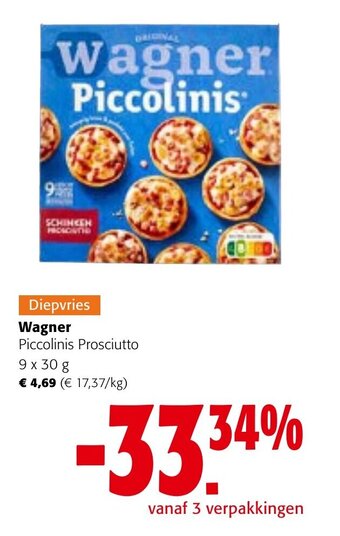 Wagner piccolinis prosciutto 9 x 30g